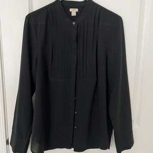 Black Jcrew blouse in large